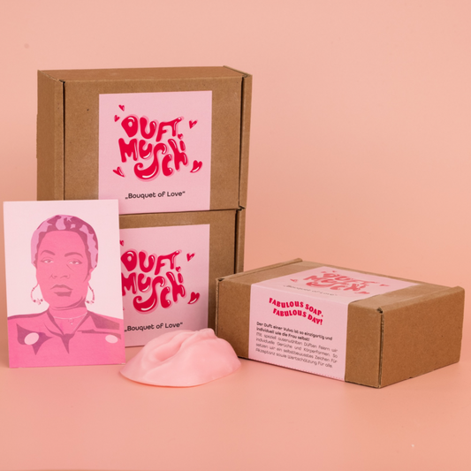 Handseife Duftmuschi „Bouquet of Love“ mit Florynce Kennedy
