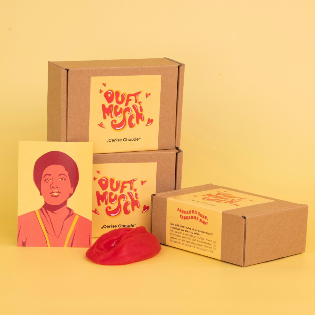 Handseife Duftmuschi „Cherise Chaude“ mit Audre Lorde